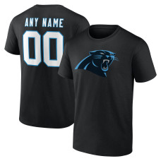 Именная футболка Carolina Panthers Black Team Authentic Name & Number