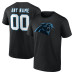 Именная футболка Carolina Panthers Black Team Authentic Name & Number