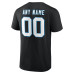 Именная футболка Carolina Panthers Black Team Authentic Name & Number