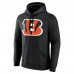 Cincinnati Bengals Black Team Authentic Personalized Name & Number Hoodie