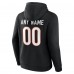 Cincinnati Bengals Black Team Authentic Personalized Name & Number Hoodie
