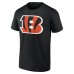 Cincinnati Bengals Black Team Authentic Personalized Name & Number T-Shirt