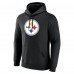 Pittsburgh Steelers Black Team Authentic Personalized Name & Number Hoodie