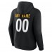 Pittsburgh Steelers Black Team Authentic Personalized Name & Number Hoodie