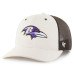 Бейсболка Baltimore Ravens Carhartt x 47 Natural/Brown Undyed Trucker