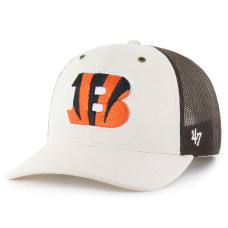 Бейсболка Cincinnati Bengals Carhartt x 47 Natural/Brown Undyed Trucker Бейсболка Cincinnati Bengals Carhartt x 47 Natural/Brown Undyed Trucker