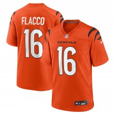 Cincinnati Bengals Joe Flacco Nike Orange Alternate Game Jersey