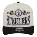 Бейсболка Pittsburgh Steelers New Era Cream/Black A-Frame 9FIFTY