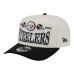 Бейсболка Pittsburgh Steelers New Era Cream/Black A-Frame 9FIFTY