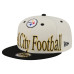 Бейсболка Pittsburgh Steelers New Era Cream Oversized Slogan 9FIFTY