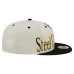 Бейсболка Pittsburgh Steelers New Era Cream Oversized Slogan 9FIFTY