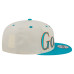 Бейсболка Miami Dolphins New Era Cream Oversized Slogan 9FIFTY