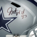 Javonte Williams Dallas Cowboys Autographed Fanatics Authentic Riddell Speed Replica Helmet
