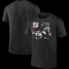 New York Giants Cam Skattebo & Jaxson Dart Black Player T-Shirt