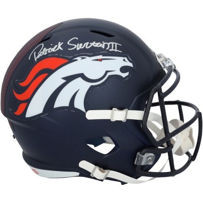 Patrick Surtain II Denver Broncos Autographed Fanatics Authentic Riddell Speed Replica Helmet