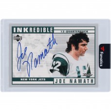 Joe Namath New York Jets Autographed 1999 Upper Deck Retro Inkredible Autograph #JN Card Joe Namath New York Jets Autographed 1999 Upper Deck Retro Inkredible Autograph #JN Card