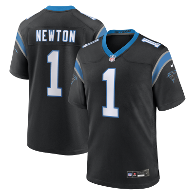 Джерси Carolina Panthers Cam Newton Nike Black Team Retired Game