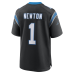 Джерси Carolina Panthers Cam Newton Nike Black Team Retired Game