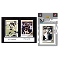 New Orleans Saints 6 x 8 Player Plaque & 2025 Team Trading Card Set