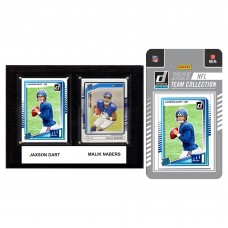 New York Giants 6 x 8 Player Plaque & 2025 Team Trading Card Set