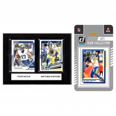 Los Angeles Rams 6 x 8 Player Plaque & 2025 Team Trading Card Set