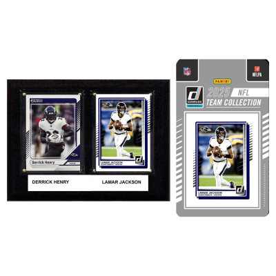 Плакетка Baltimore Ravens 6 x 8 & 2025 Team Trading Card Set