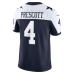 Джерси Dallas Cowboys Dak Prescott Nike Navy Alternate Vapor F.U.S.E. Stitched Limited
