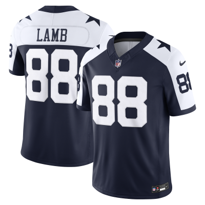 Джерси Dallas Cowboys CeeDee Lamb Nike Navy Alternate Vapor F.U.S.E. Stitched Limited