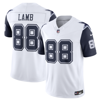 Джерси Dallas Cowboys CeeDee Lamb Nike White Alternate Vapor F.U.S.E. Stitched Limited