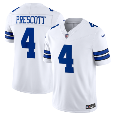Джерси Dallas Cowboys Dak Prescott Nike White Vapor F.U.S.E. Stitched Limited