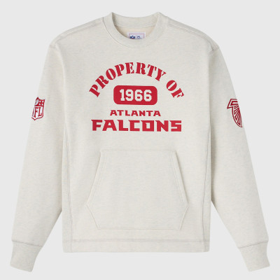 Свитшот Unisex Atlanta Falcons OVO x NFL Heather Gray Fleece