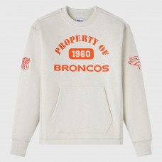 Unisex Denver Broncos OVO x NFL Heather Gray Fleece Sweatshirt Unisex Denver Broncos OVO x NFL Heather Gray Fleece Sweatshirt