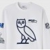 Unisex Seattle Seahawks OVO x NFL White Long Sleeve T-Shirt