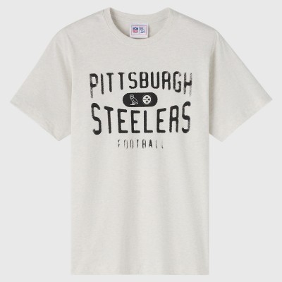 Unisex Pittsburgh Steelers OVO x NFL Heather Gray T-Shirt