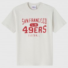 Unisex San Francisco 49ers OVO x NFL Heather Gray T-Shirt