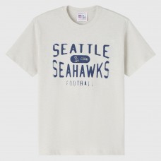 Unisex Seattle Seahawks OVO x NFL Heather Gray T-Shirt Unisex Seattle Seahawks OVO x NFL Heather Gray T-Shirt