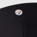 Unisex Pittsburgh Steelers OVO x NFL Black Full-Zip Waffle-Lined Hoodie