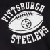 Unisex Pittsburgh Steelers OVO x NFL Black Full-Zip Waffle-Lined Hoodie