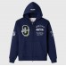 Unisex Seattle Seahawks OVO x NFL College Navy Full-Zip Waffle-Lined Hoodie