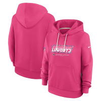 Женская толстовка Dallas Cowboys Nike 2026 NFL Crucial Catch Sideline Standard Issue Dri-FIT - Pink