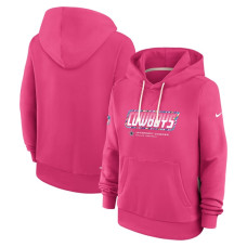 Женская толстовка Dallas Cowboys Nike 2026 NFL Crucial Catch Sideline Standard Issue Dri-FIT - Pink