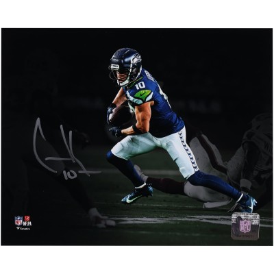 Cooper Kupp Seattle Seahawks Autographed Fanatics Authentic 8 x 10 Running with Football Spotlight Photograph