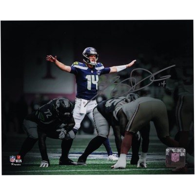 Sam Darnold Seattle Seahawks Autographed Fanatics Authentic 8 x 10 Line of Scrimmage Spotlight Photograph