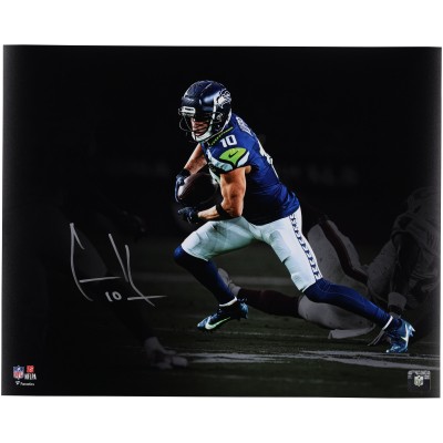 Cooper Kupp Seattle Seahawks Autographed Fanatics Authentic 16 x 20 Running with Football Spotlight Photograph