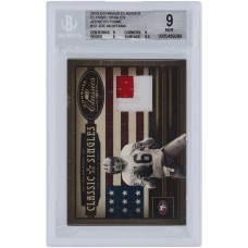 Joe Montana San Francisco 49ers 2005 Donruss Classics Dual-Color Game Used Relic #CS-12 #8/25 BGS Authenticated 9 Card - 9,9,9,9.5 Subgrades