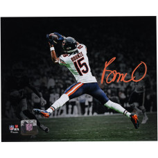 Фото с автографом Rome Odunze Chicago Bears Fanatics Authentic 8 x 10 Leaping Catch Spotlight Фото с автографом Rome Odunze Chicago Bears Fanatics Authentic 8 x 10 Leaping Catch Spotlight