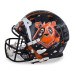 Brian Urlacher Chicago Bears Autographed Fanatics Authentic Riddell Speed Authentic Helmet with 'HOF 18 Inscription - Art by King Saladeen - Limited Edition #1/1 - WN55915777
