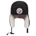 Бейсболка Pittsburgh Steelers New Era x Alpha Industries Black Puffer Quilted Trapper