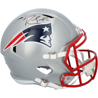 Randy Moss New England Patriots Autographed Fanatics Authentic Riddell Speed Replica Helmet