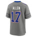 Джерси Buffalo Bills Josh Allen Nike Gray Nickel City Game
